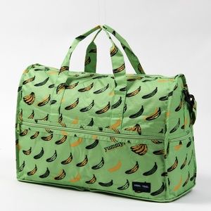 *NWT* Japanese brand Hapitas - Boston Duffle Bag - Bananas print
